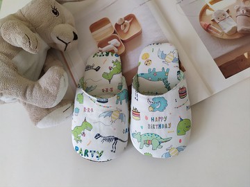 【5日內出貨】恐龍派對 生日禮物 室內拖鞋  室內鞋 小童室內