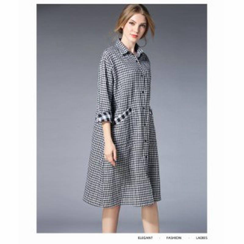 ドレス チェック シャツワンピ ワンピース パーティ レディース 二次会 きれいめ 結婚式 韓国 代 30代 40代 大きい 通販 Lineポイント最大3 0 Get Lineショッピング