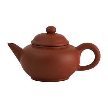 水平紫砂茶壺-200ml-紅色-1入