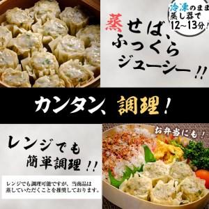 ふるさと納税 鹿児島県志布志産黒豚使用 南国熊曽黒豚五目シュウマイ 計60個(10個x6パック) a8-046 鹿児島県志布志市