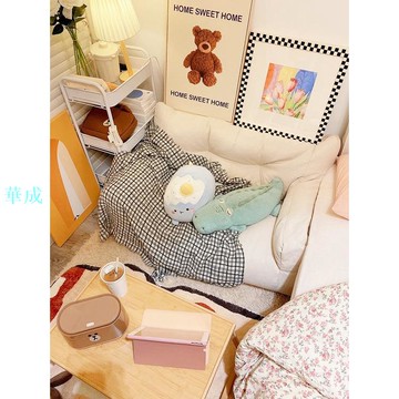 懶人沙發小戶型臥室房間小沙發可躺可睡榻榻米陽臺躺臥休閒豆沙袋