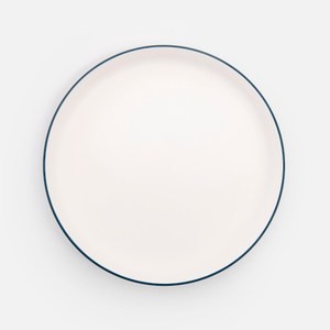 tak. 兒童圓型餐盤20cm 藍