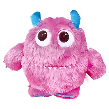NiceU毛樂趣 寵物發聲玩具 聚酯纖維  22 x 8 x 22cm  粉毛毛怪獸  1個