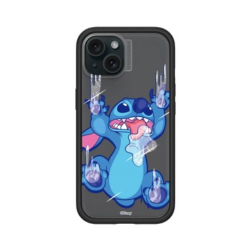 iPhone 15 Mod NX 黑 - 迪士尼-史迪奇 Disney Stitch - 搞怪系列-怪可愛