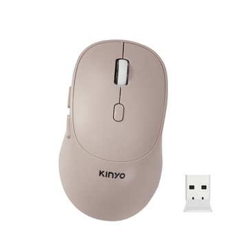 KINYO 藍牙無線雙模靜音滑鼠 GBM-1825