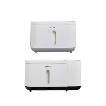 【ECOCO】意可可浴室紙巾盒 衛生間 紙巾盒 廁所 收納 衛生紙 置物架 抽紙盒 廁紙盒 壁掛式 防水卷 紙筒