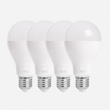 特力屋 金采 13W LED球泡燈 白光 4入 LED燈泡