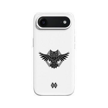 iPhone Air SolidX 白 - 花生騷 WasangShow - 貓頭鷹圖騰