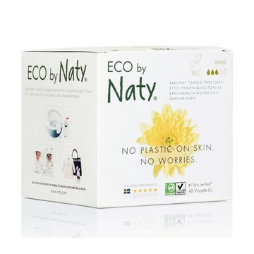 Naty 環保棉 天然衛生棉-日用量多型 15st (NT006)
