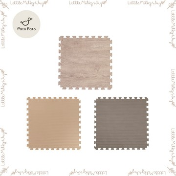 【LMW親子選品】🌿台灣 PatoPato - 木紋款地墊 草蓆紋地墊🌿
