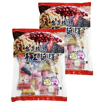 Chiao-E 巧益 綜合麻糬 紅豆 + 花生 + 芝麻 全素  270g  2袋