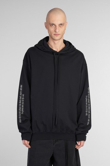 Ann Demeulemeester Ollie Sweatshirt In Black Cotton