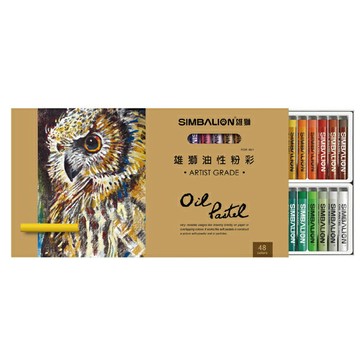 雄獅 專家用油性粉彩 48色 /盒 POP-48/1【APP滿額下單4%點數(單一帳號最高1000點)】7/31止