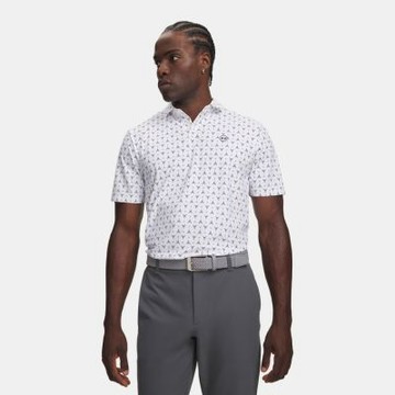 【UNDER ARMOUR】UA 男 Drive Chill 印花短POLO_6009724-101