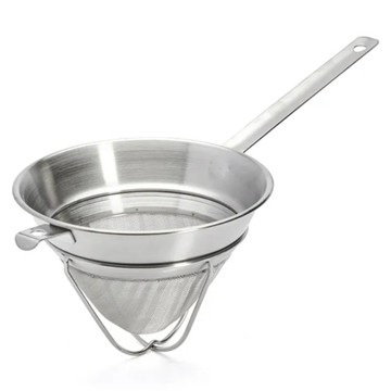 de Buyer 畢耶 極 0.4mm孔徑 底架漏斗 20cm  1個  不鏽鋼色