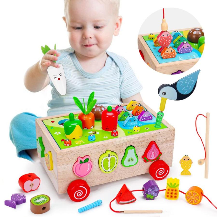 in Wooden Montessori Toys for Year Old Boy Girl Educational Harve