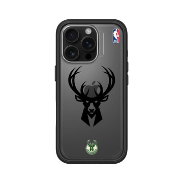 iPhone 16 Pro Mod NX 黑 - NBA - B&W-密爾瓦基公鹿 Milwaukee Bucks B&W