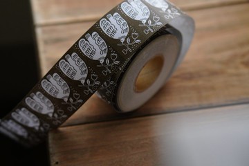 赭色 umber 標籤貼紙 Ivy Snow