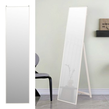【Homelike】喜家居立掛兩用全身鏡(純白色)(2404)