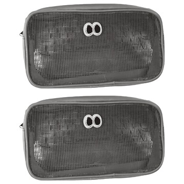 小麥購物 可愛眼睛網袋收納包 G766 65g 2件  大黑  21 x 13 x 6.5cm