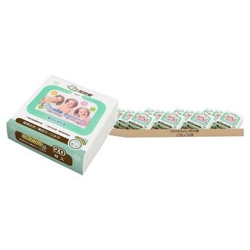 OMA&Baby 拭拭樂 嬰幼兒紗布毛巾 20 x 20cm  32g ± 10%  20張  12包