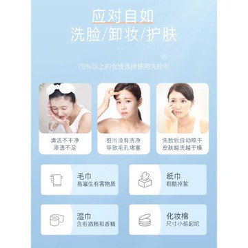 日本ITO艾特柔洗臉巾抽取式一次性男女干濕潔面巾擦臉棉柔巾加厚