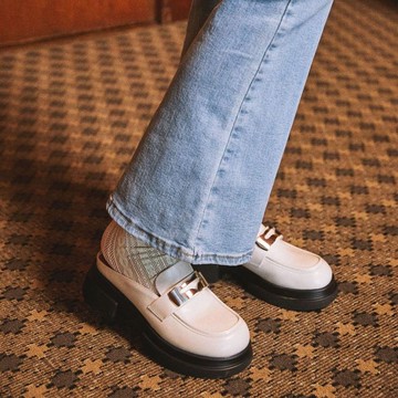 PRE-ORDER SPUR Steel Banding Flatform Bloafer -UA9021IV