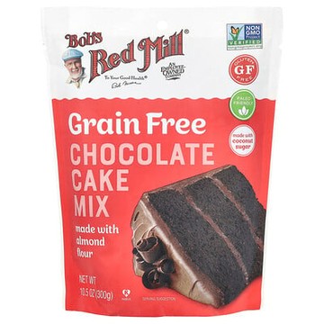 Bob's Red Mill, 巧克力蛋糕粉，採用杏仁粉製成，無穀物，10.5 盎司（300 克）