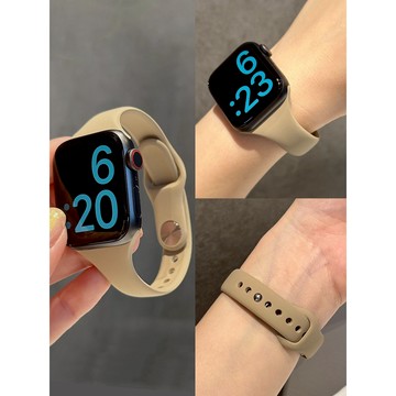 《台灣出貨》適用 APPLE WATCH 小蠻腰 矽膠錶帶 運動錶帶 S11 S10 SE 46mm 45mm 女士錶帶