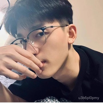 👓近視眼鏡👓老花眼鏡【可拆鏡片】8862-k62小紅書推薦半框眼鏡 痞帥斯文黑色半框眼鏡男士潮理工 平光鏡女 眼鏡框架