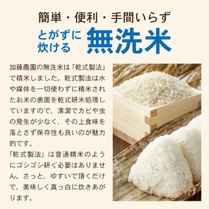 SE0192　令和5年産 無洗米 雪若丸　5kg×6回(計30kg)「農家直送」 KA