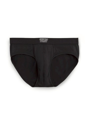 男款_吸濕排汗機能系列．腰帶三角內褲(黑-復古街頭)