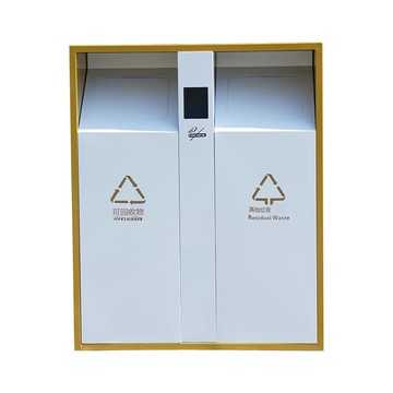 戶外不銹鋼垃圾桶物業小區商用景區廠家批發垃圾箱環衛分類果皮箱[DD080109]