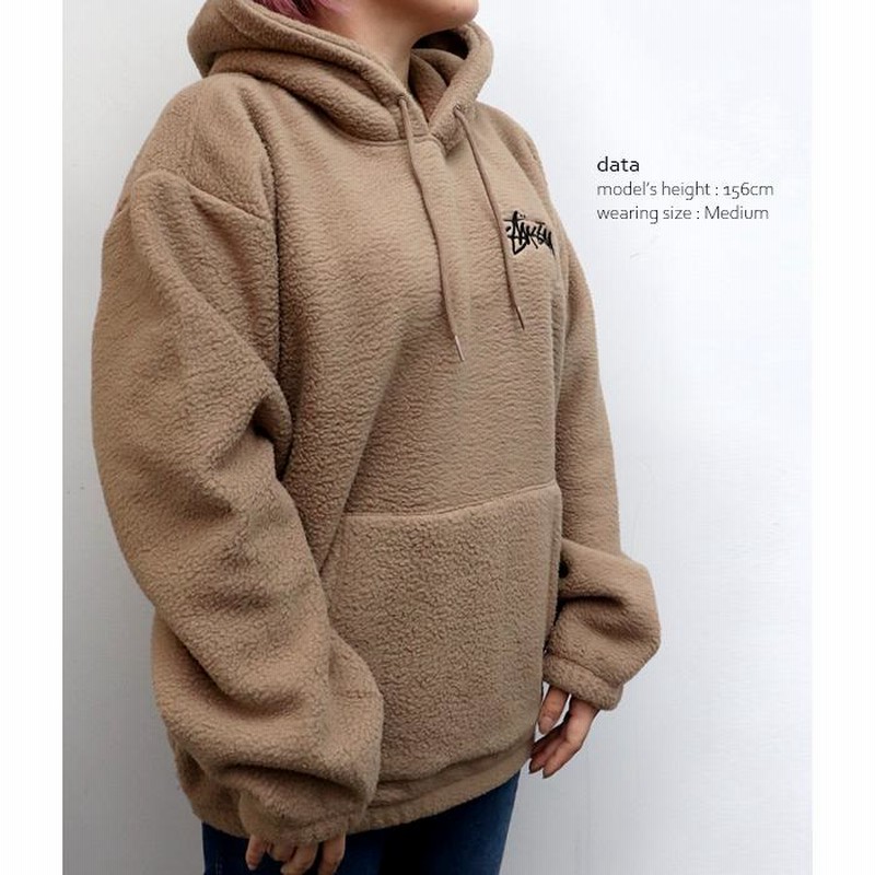 ステューシー【STUSSY】218093 BROUSON POLAR FLEECE HOOD レディース 