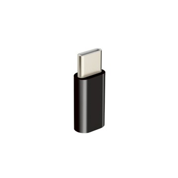 POLYWELL USB Type-C公轉Type-C母延長插頭 黑色 PW15-T65-0743  1入