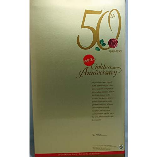 50th Golden Anniversary 1945-1995 Porcelain Barbie 平行輸入 平行輸入