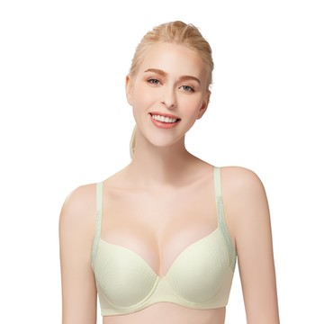 【思薇爾】流動光影系列B-F罩軟鋼圈運動女內衣(柚香黃)