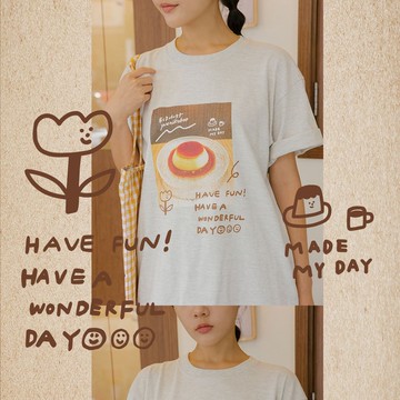 Sale iii sum+ X 有你咖好 聯名 咖好布丁 T-shirt