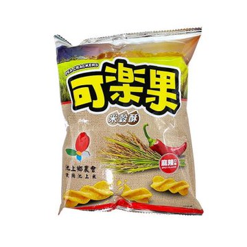 【池上鄉農會】可樂果米穀酥-麻辣 72公克