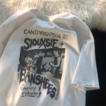 Jew4room人物趣味印花短袖T恤男半袖