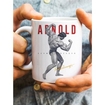 阿諾施瓦辛格馬克杯咖啡杯牛奶健美肌肉性感健身宿舍男生勵志禮物