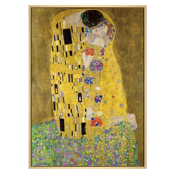 菠蘿選畫所 克林姆 吻 AVAR4617G  59.4 x 42cm  金色