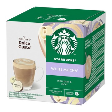 STARBUCKS 星巴克 白摩卡風味膠囊咖啡  20.5g  6個裝  1組