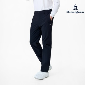 【Munsingwear 企鵝】男款藏青色輕量防潑水彈性長褲 MGWL8802