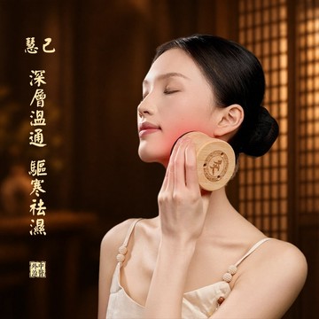 【慧己】免運 臉部桃花灸/陶瓷傢用艾罐 美容院專用 眼部防燙溫灸罐 小灸罐 臉部按摩 臉部保養 麵部艾灸 無煙灸