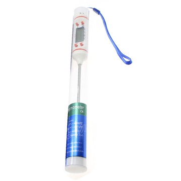 Life shop 電子溫度計 白色款  數位顯示，精準測量，適用於多種烹飪場景  1支