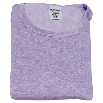 MI MI LEO T刷毛保暖衣  XL  夢幻紫