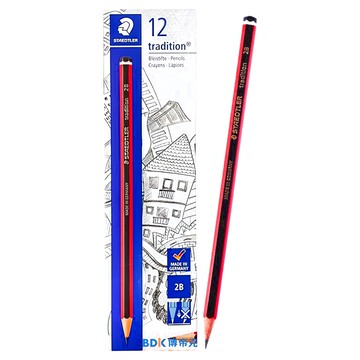 STAEDTLER 施德樓 紅武士經典繪圖鉛筆  12支