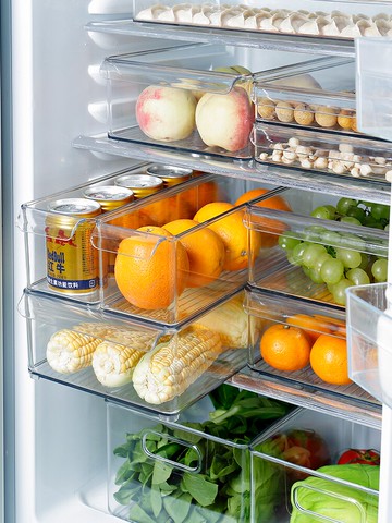 冰箱收納盒冷凍保鮮盒抽屜式整理廚房食品專用儲物盒食材收納神器