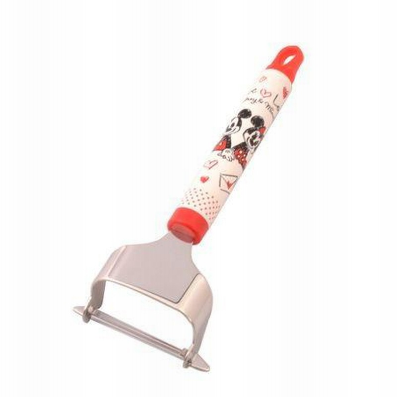 在庫限り・入荷なしピーラー ミッキー＆ミニー ラブラブ キッチンツール （ 皮むき器 キャラクター ） | LINEショッピング